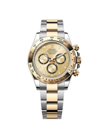 Rolex Yellow Gold and Steel Cosmograph Daytona with Gold Dial 40mm