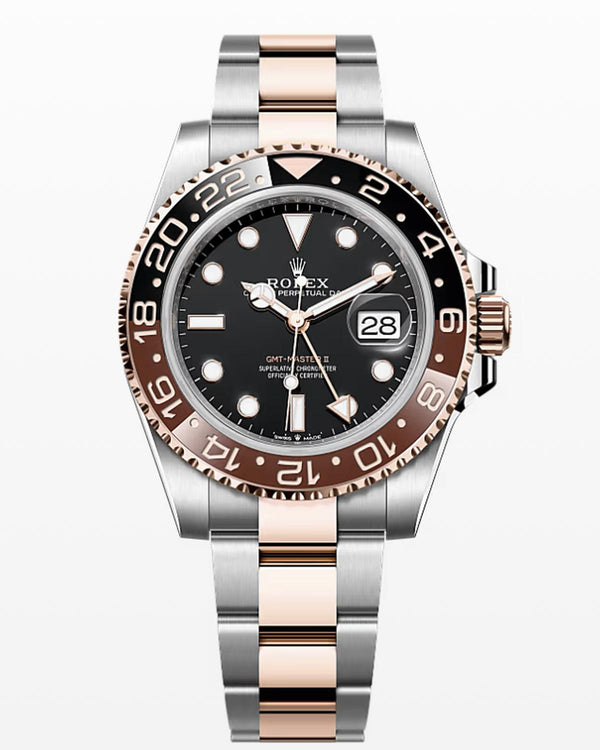 Rolex GMT-Master II "Rootbeer" Steel and Everose Gold Oyster Bracelet 40mm