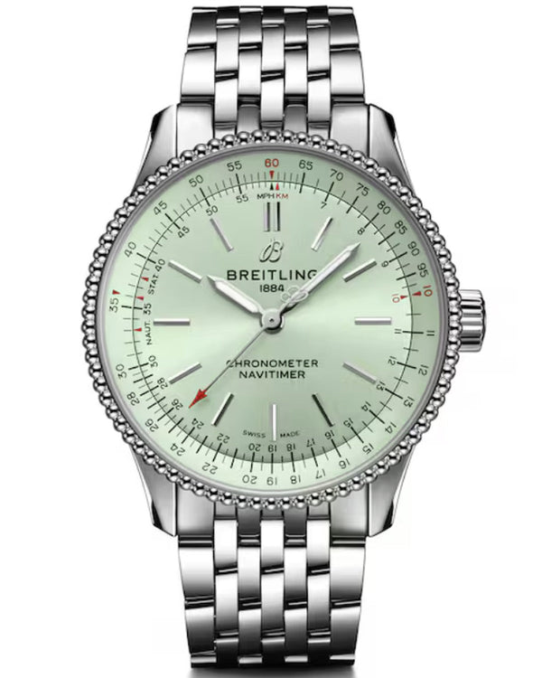 Breitling Ladies Navitimer Automatic with Green Dial 35mm