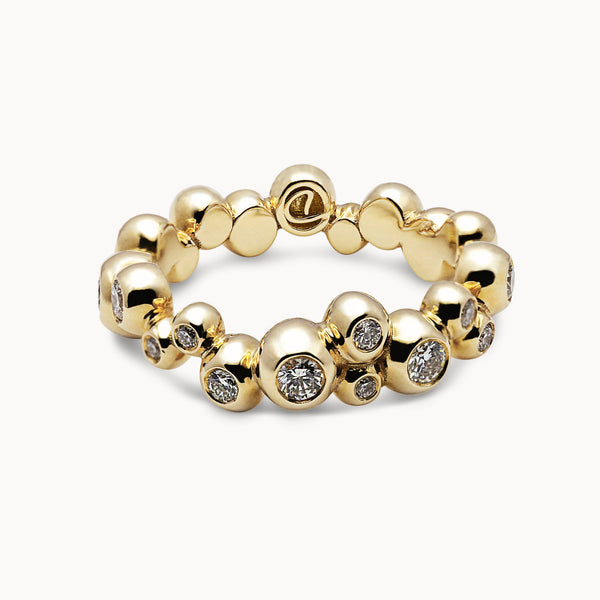 Ajao Rings Diamond Set - Yellow Gold