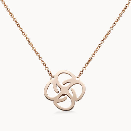 Motif Necklace Full Set - Rose Gold