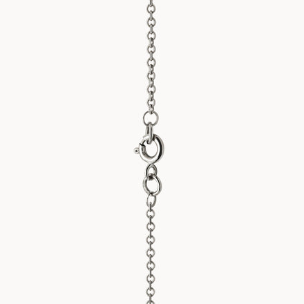 Motif Necklace Half Set - White Gold