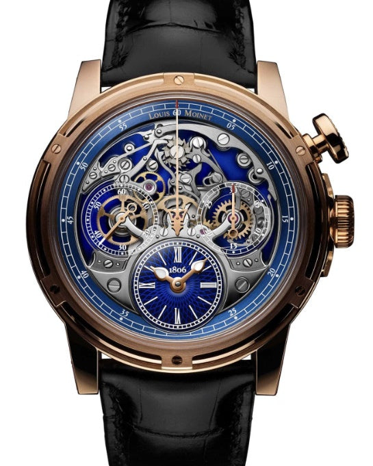 Louis Moinet Memoris Blue Dial Limited Edition No.8/12 46mm