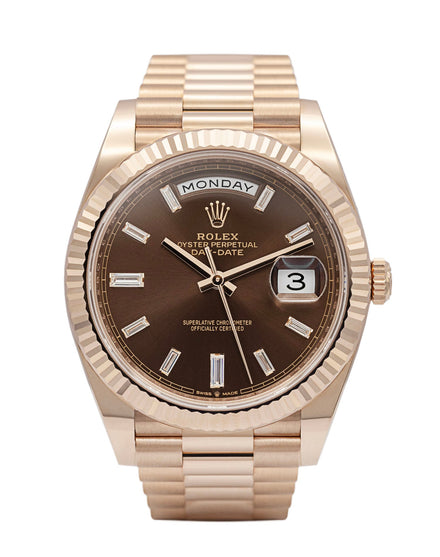 Day-Date "Chocolate Baguette" 228235