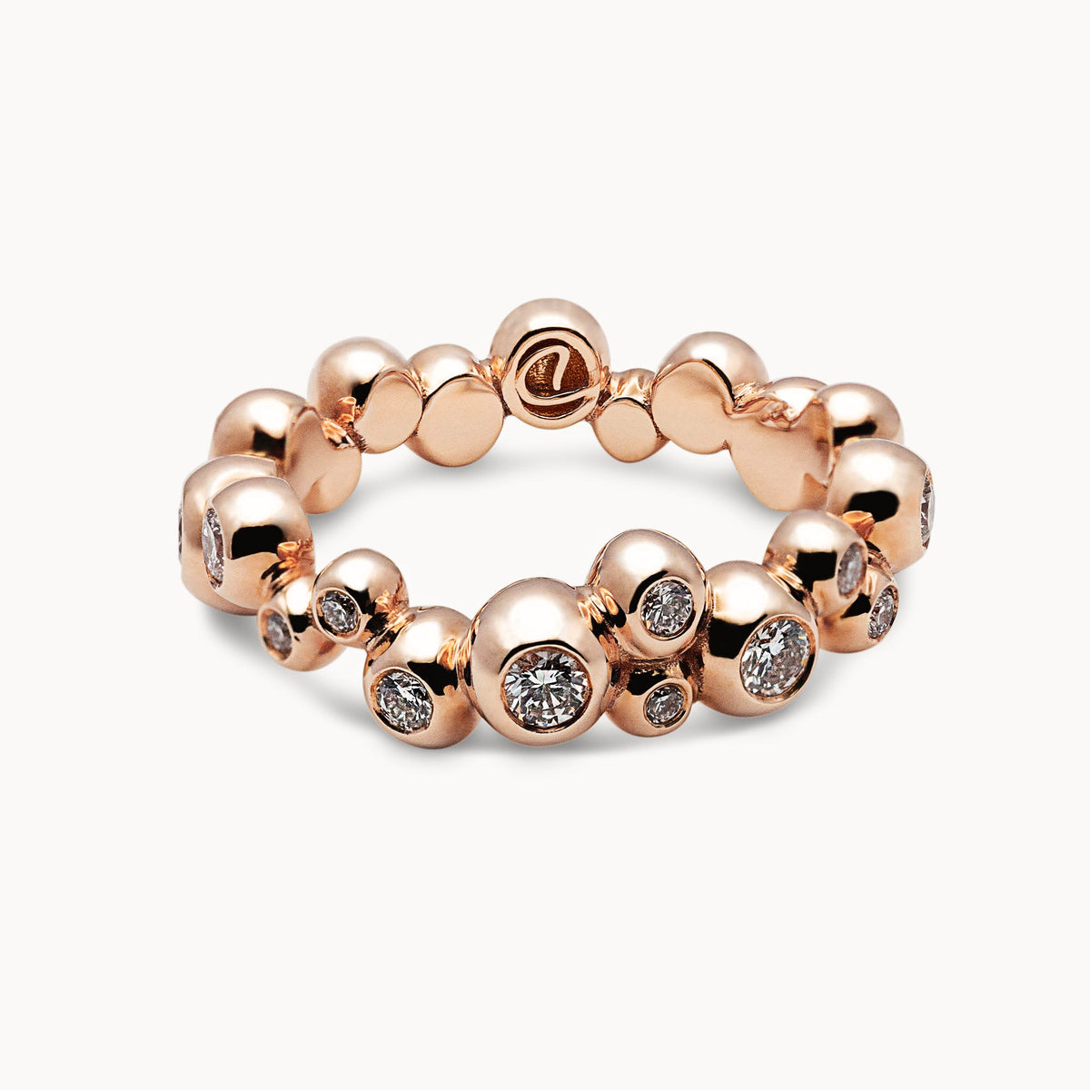 Ajao Rings Diamond Set - Rose Gold