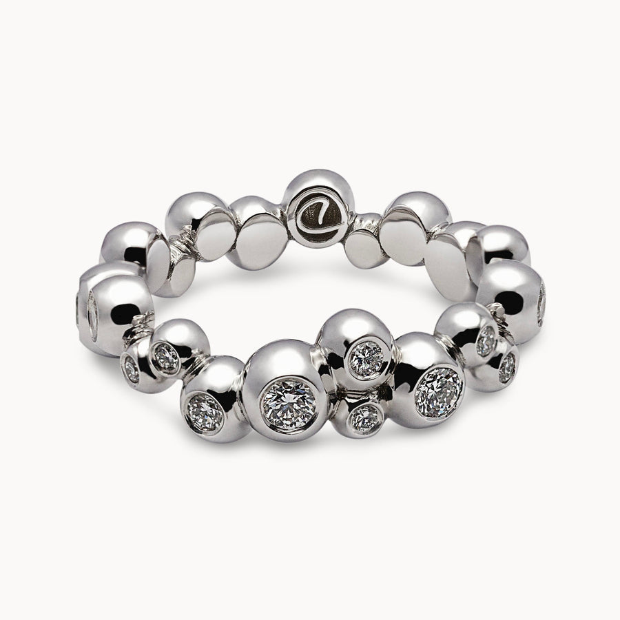 Ajao Rings Diamond Set - White Gold