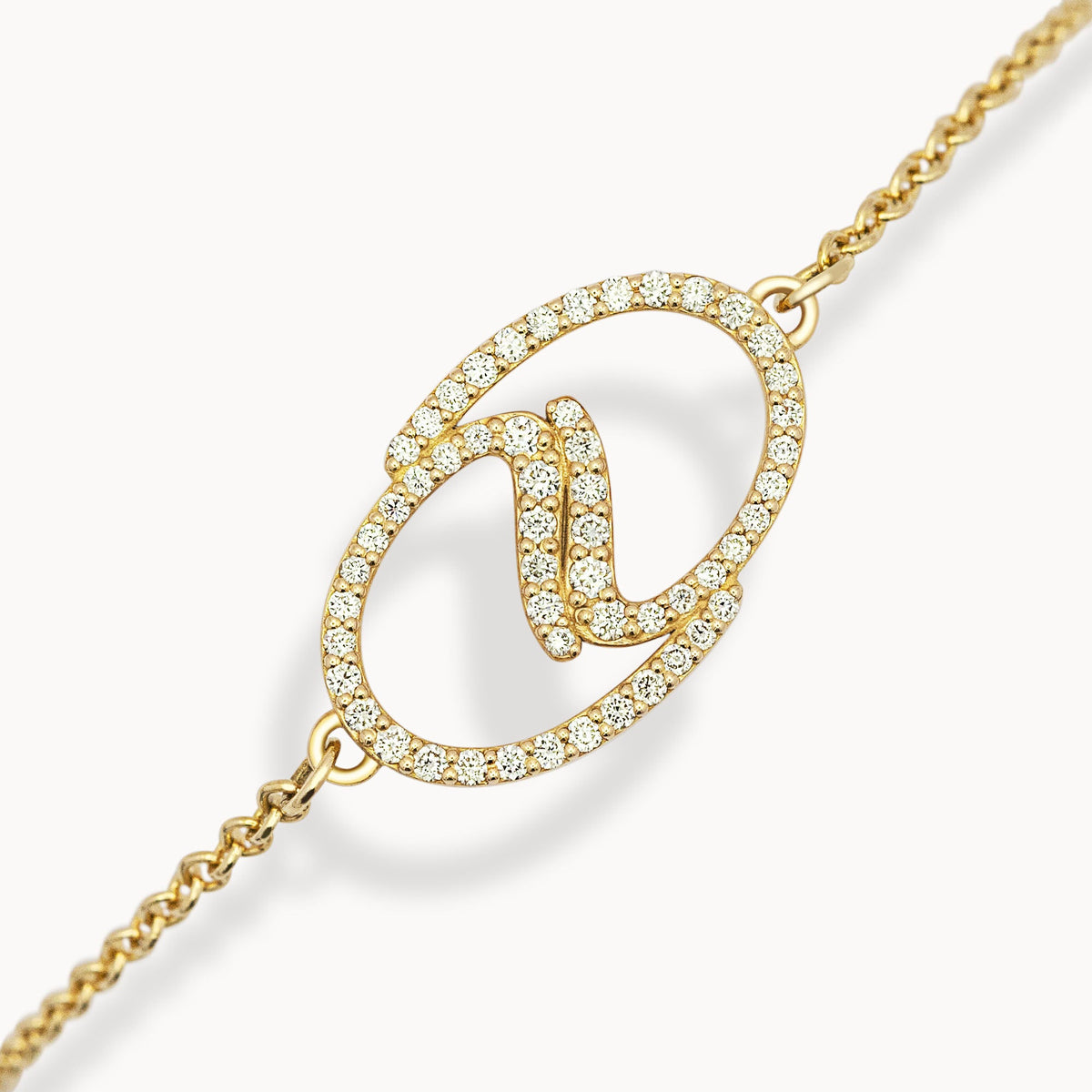 Yin & Yang Bracelet - Yellow Gold