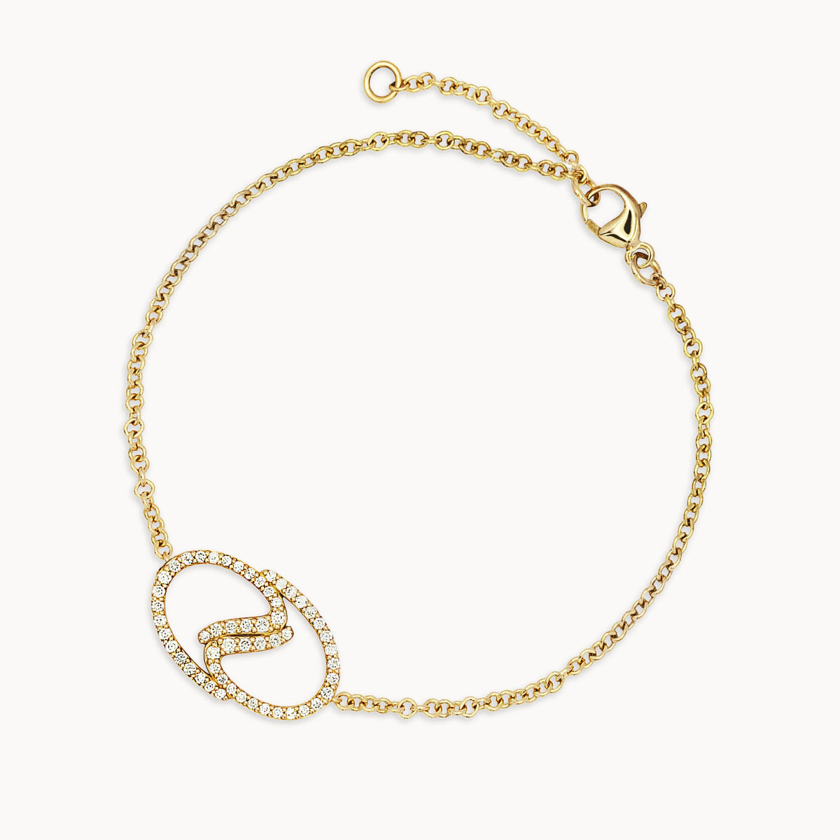 Yin & Yang Bracelet - Yellow Gold