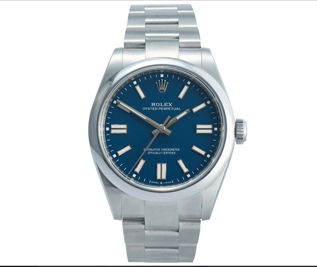 Rolex Oyster Perpetual Blue dial 41mm