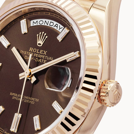 Day-Date "Chocolate Baguette" 228235