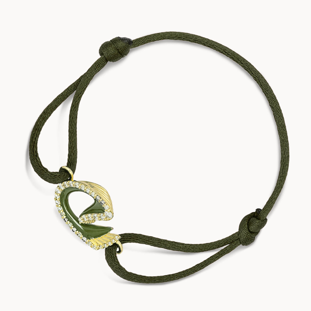 Green Nya Bracelet - Yellow Gold