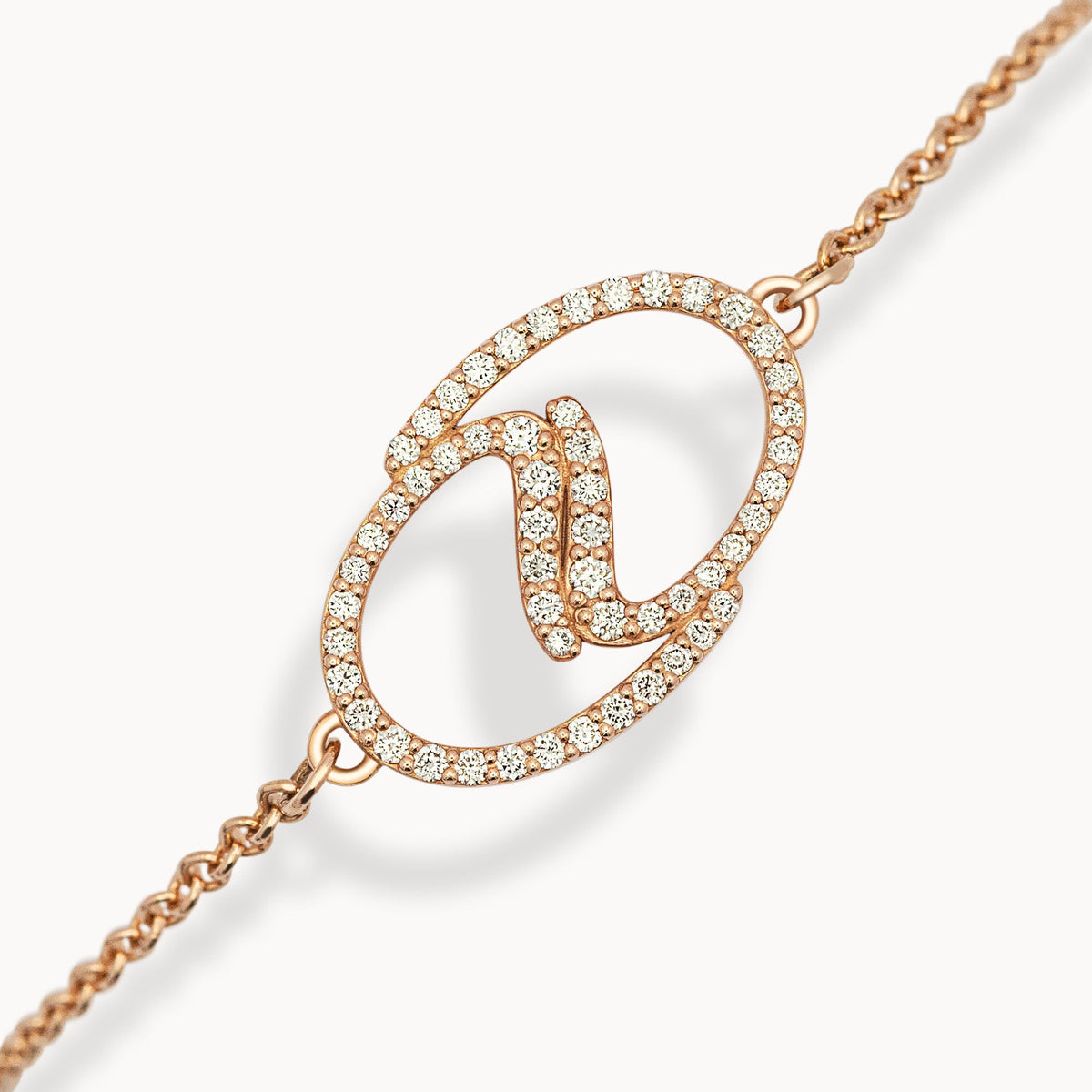 Yin & Yang Bracelet - Rose Gold