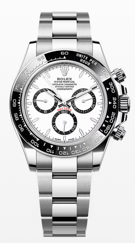 Rolex Steel White Dial Daytona Cosmograph 40mm