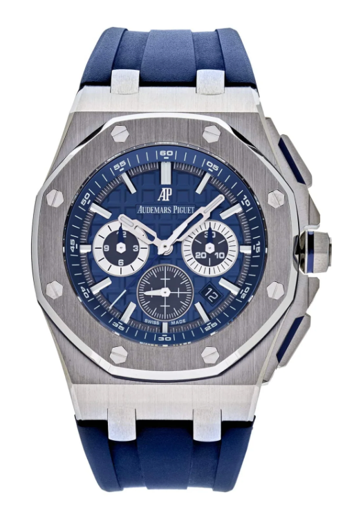 Audemars Piguet Royal Oak Offshore Titanium Chronograph with Blue Dial 42mm