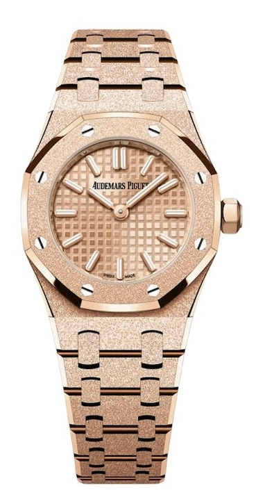 Audemars Piguet Royal Oak Mini Frosted Rose Gold Quartz 23mm