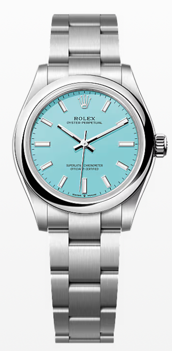 Rolex Oyster Perpetual with Tiffany Blue Dial 31mm