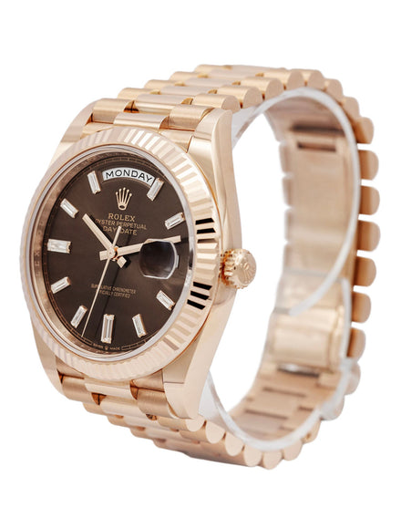 Day-Date "Chocolate Baguette" 228235