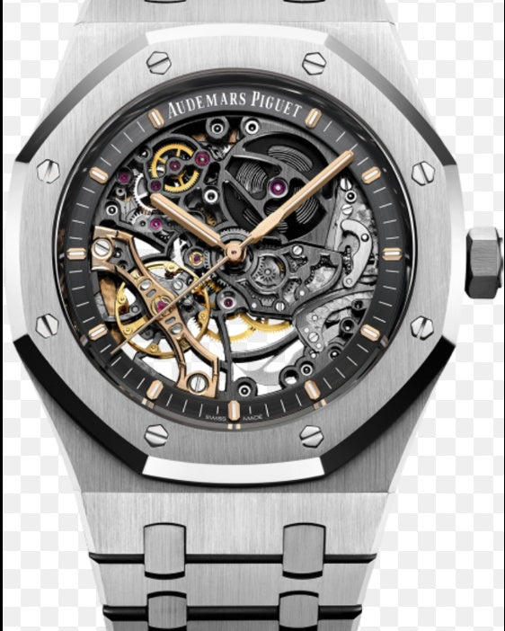 Audemars Piguet Steel Royal Oak Double Balance Wheel Openworked "Skeleton" 41mm