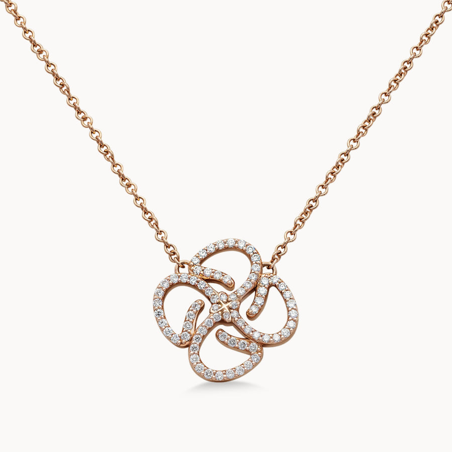 Motif Necklace Full Set - Rose Gold